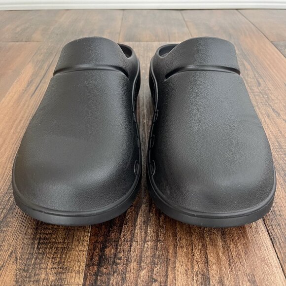 OOFOS OOcloog Clog Recovery Shoe Lightweight Comfort Support Mens Size 11 Black - Picture 4 of 13